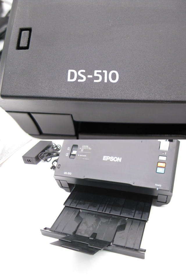 ◇EPSON/エプソン◇A4シートフィードスキャナー◇DS-510◇両面対応◇スキャン枚数 78658枚◇ACアダプター付◇本体のみ◇現状渡し◇T0456_画像6