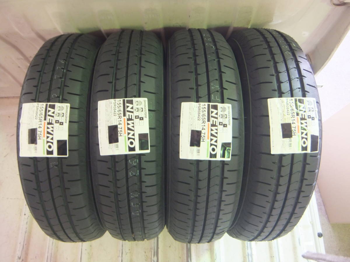 ##8本セット2024年ジャパン製 ブリヂストンNEWNO ニューノ 155/65R14【税込・送料込】8本総額34200円 東北 北海道は除く_画像1