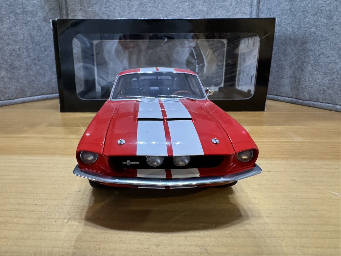 Aa オートアート 1/18 1967 Shelby Mustang GT500 Red AUTOart 希少 絶版 シェルビー マスタング Ford フォード_画像2
