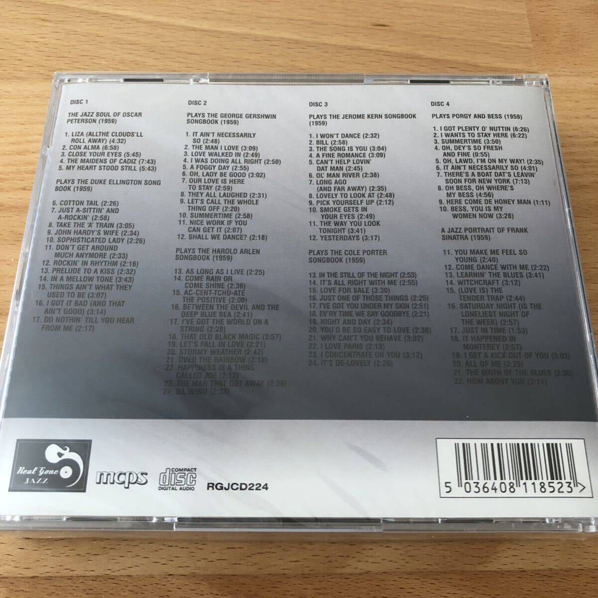 【未開封/4CD-BOX】オスカー・ピーターソン／EIGHT CLASSIC ALBUMS_画像2