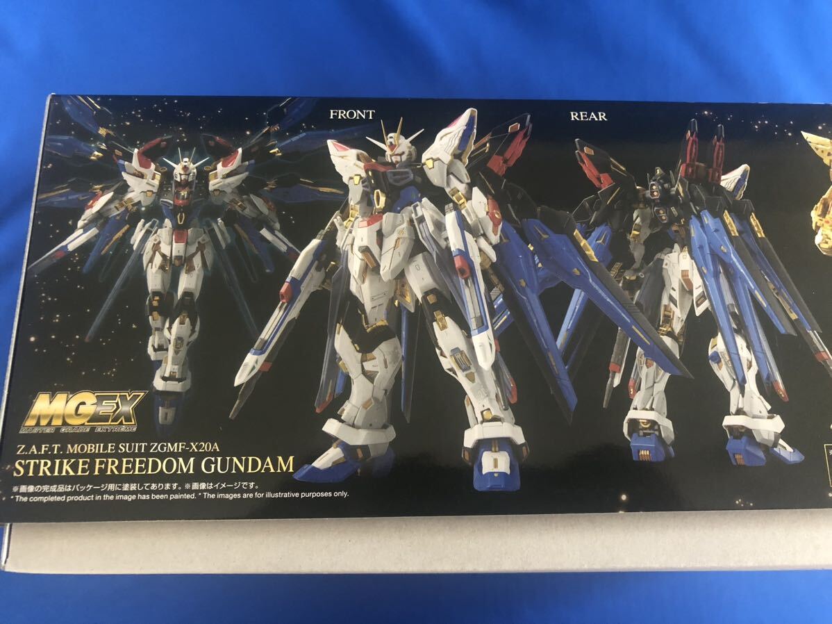 [MGEX Strike freedom Gundam ] не собран gun pra внутри пакет нераспечатанный Mobile Suit Gundam SEED DESTINY Bandai 