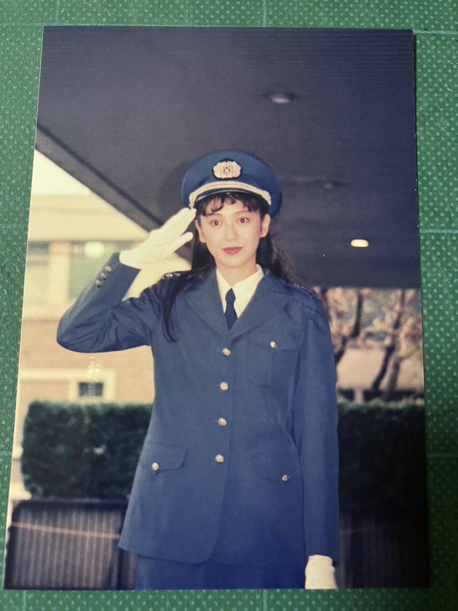 [ очень редкий ].. тысяч .. фотография Metropolitan Police Department форма Showa женщина super Showa звезда 