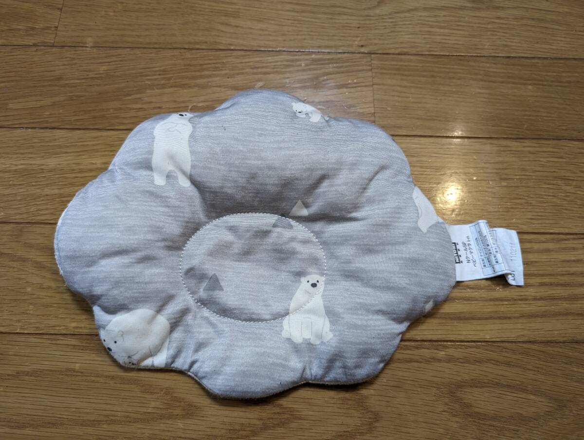  быстрое решение! baby pillow младенец для подушка двусторонний белый медведь рисунок окантовка 