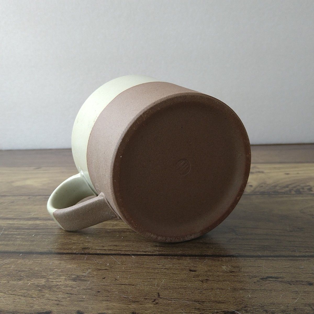 【2点】新品 日本製 美濃焼 美濃文山窯 シンプル マグカップ ホワイト グレー