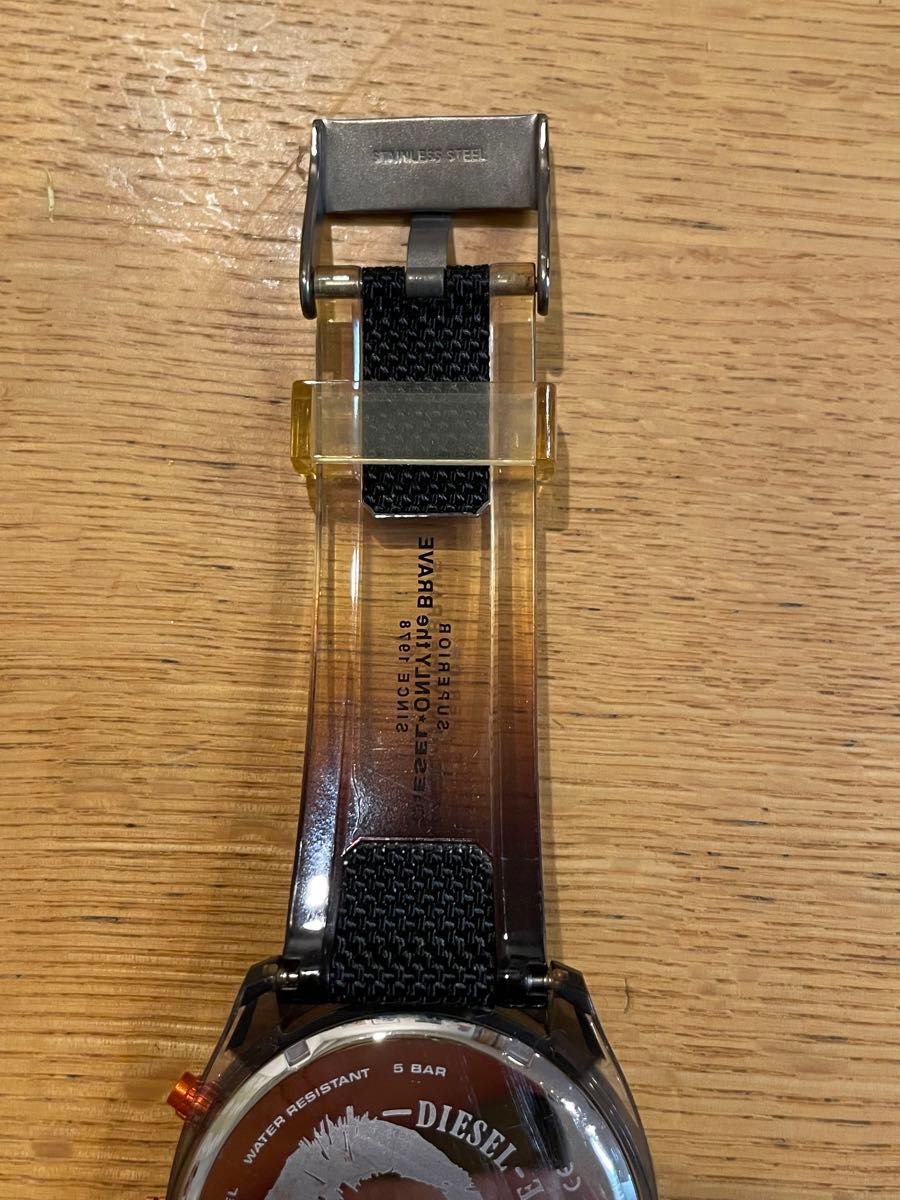 【美品】ディーゼル 腕時計 メンズ クロノグラフ TUMBLER DZ4509 稼動品