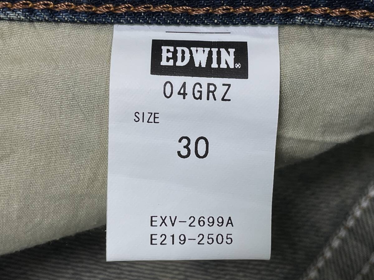 EDWIN エドウィン 04GRZ W30 (約83cm W32相当) ウエスタン ストレート GOLD RUSH ジーンズ デニム パンツ_画像8