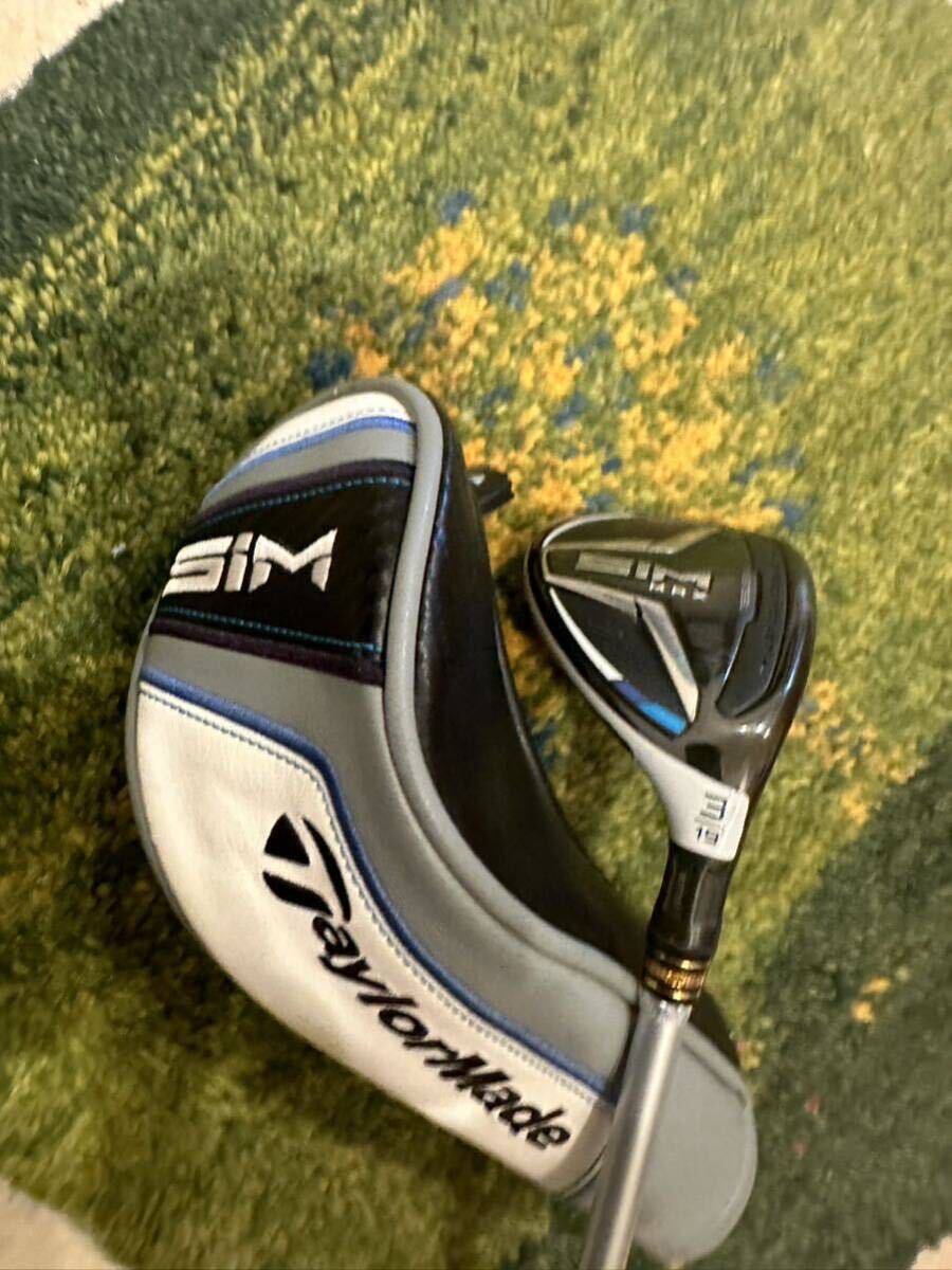 ★Taylormade　テーラーメイド ＳＩＭ　ＭＡＸ レスキュー　Ｕ３　 白FUBUKI FLEX45-R★_画像2