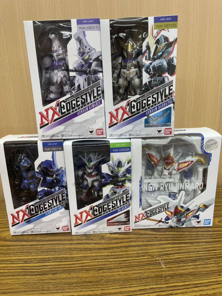 未開封 ネクスエッジスタイル NXEDGE STYLE ガンダムバルバトス ダブルオークアンタ ガンダムキマリス グレイズ おまけ新生龍神丸の画像1