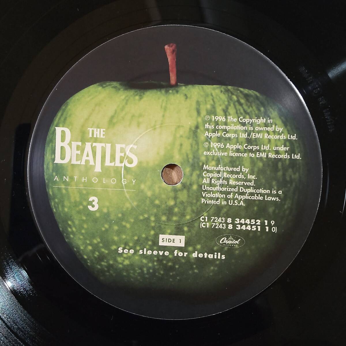 The Beatles ☆「Beatles Anthology 3」3枚組 米Capitol盤ＬＰの画像4