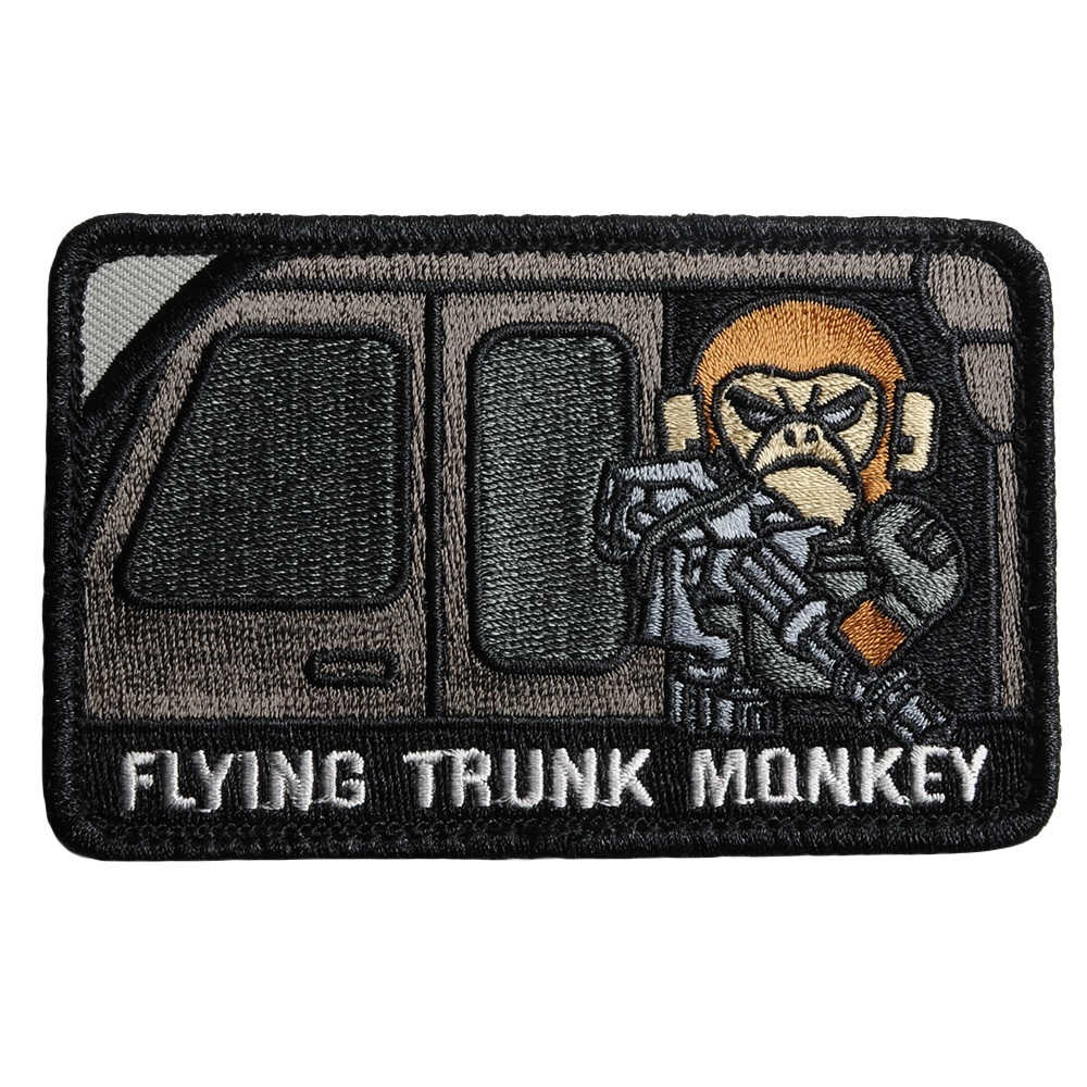 MIL-SPEC MONKEY パッチ Flying Trunk Monkey ベルクロ付き [ SWAT ] MSM_画像1