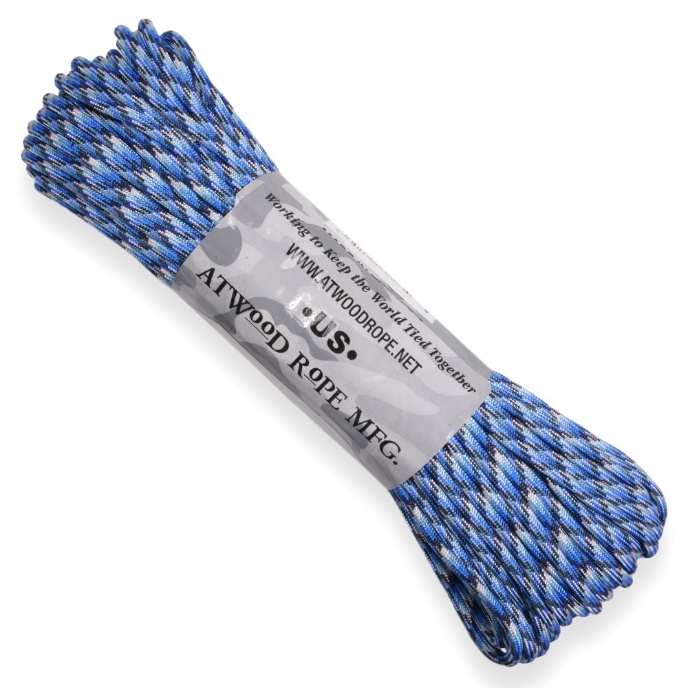 ATWOOD ROPE 550パラコード タイプ3 ブルースネーク [ 30m ] アトウッドロープ ARM 商用 Blue_画像1