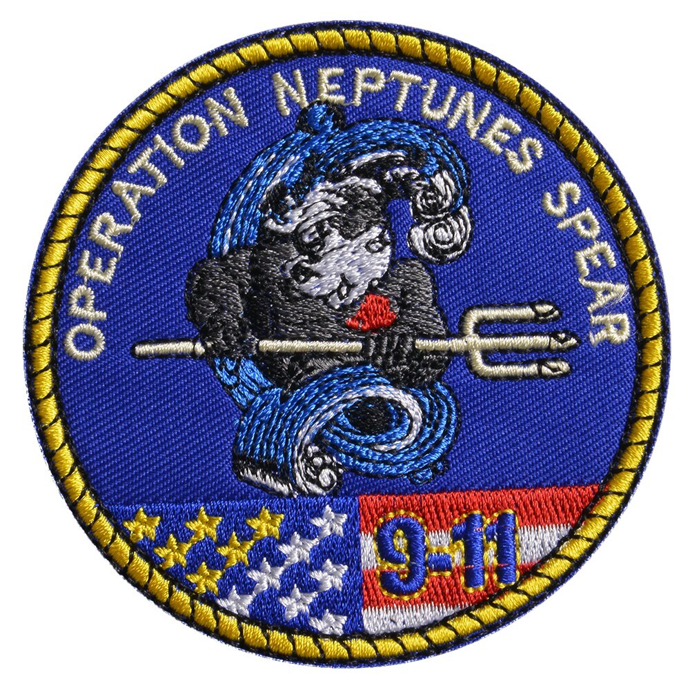 ミリタリーワッペン ネプチューン・スピア 9.11ベルクロ ミリタリーパッチ Operation Neptune Spear_画像1