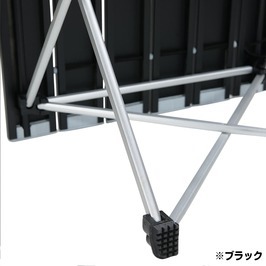 折り畳み式テーブル 天板ワンタッチ展開式 ロールテーブル キャンプ バーベキュー [ ブラック / 小 ]_画像5