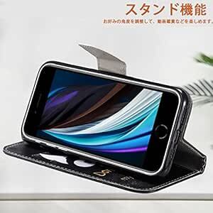 FOR iPhone SE 第2世代 2020 用の対応スマホケース 手帳型 猫プリントカバー FOR iPhone SE 第3世_画像3