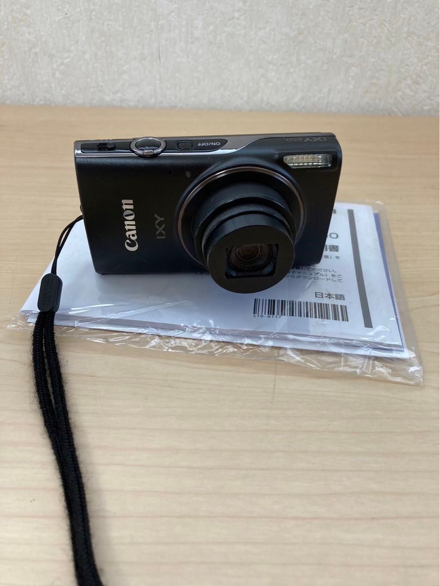 Canon デジタルカメラ　IXY650 ブラック　キャノン　デジカメ
