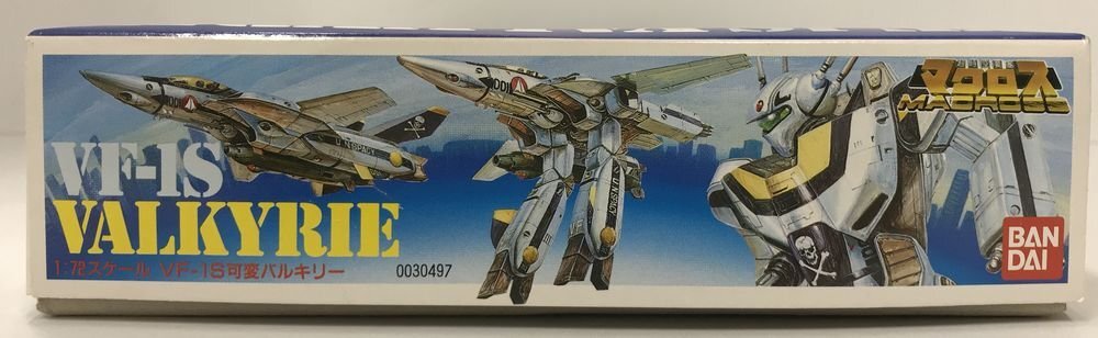 Wd337* Bandai 1/72 VF-1S changeable bar drill -[ Super Dimension Fortress Macross ] used not yet constructed *