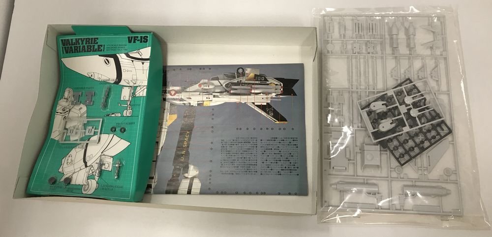 Wd337* Bandai 1/72 VF-1S changeable bar drill -[ Super Dimension Fortress Macross ] used not yet constructed *