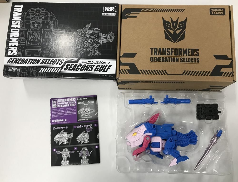 Wd218★タカラトミー トランスフォーマー TFジェネレーションズ セレクト キングポセイドン セット タカラトミーモール限定 中古★の画像5