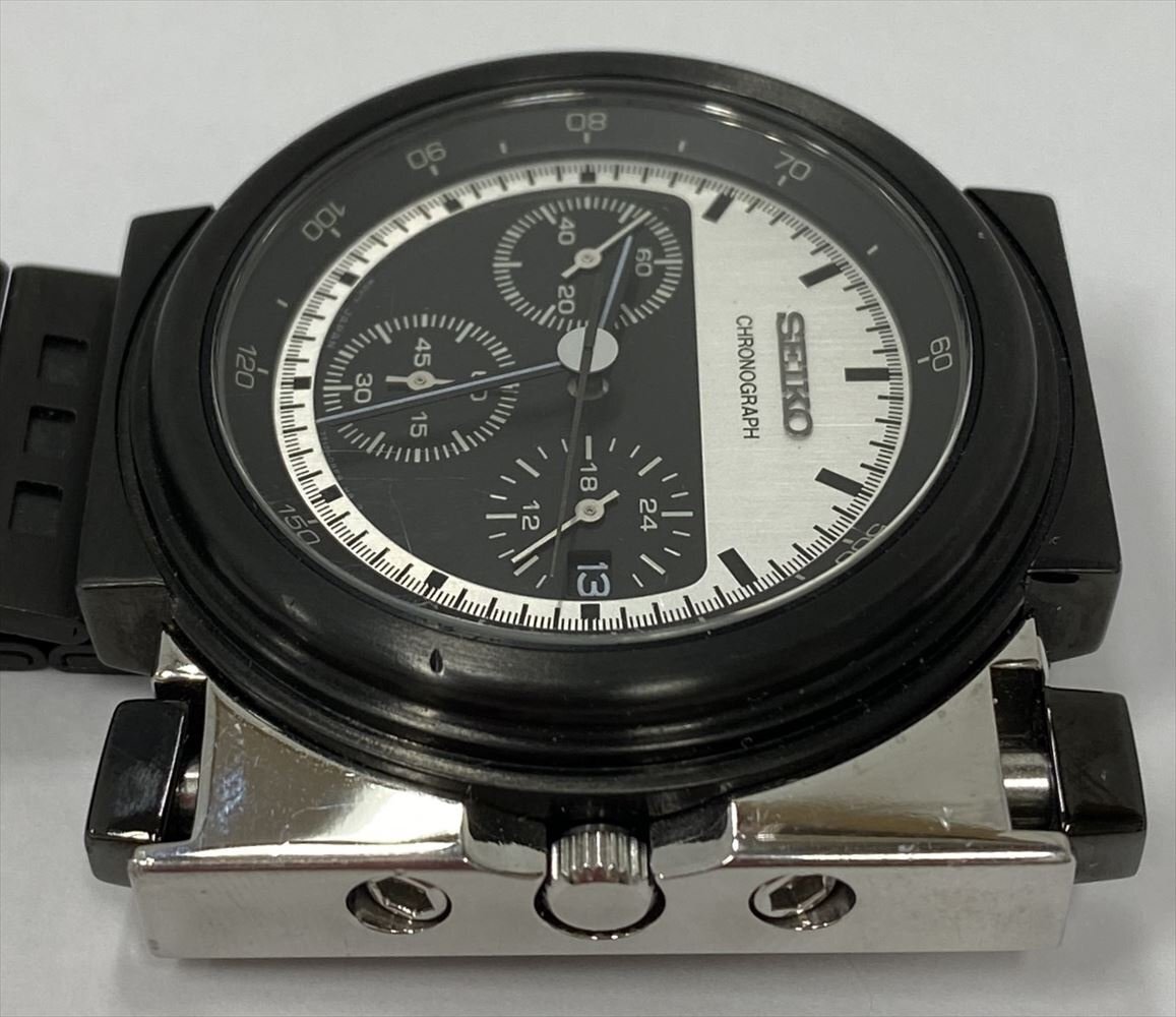 Ih164* наручные часы SEIKO/ Seiko GIUGIAROjiujia-ro сотрудничество кварц наручные часы 7T12-0BP0 часы снятие деталей / б/у / утиль /.. комплектация отправка 