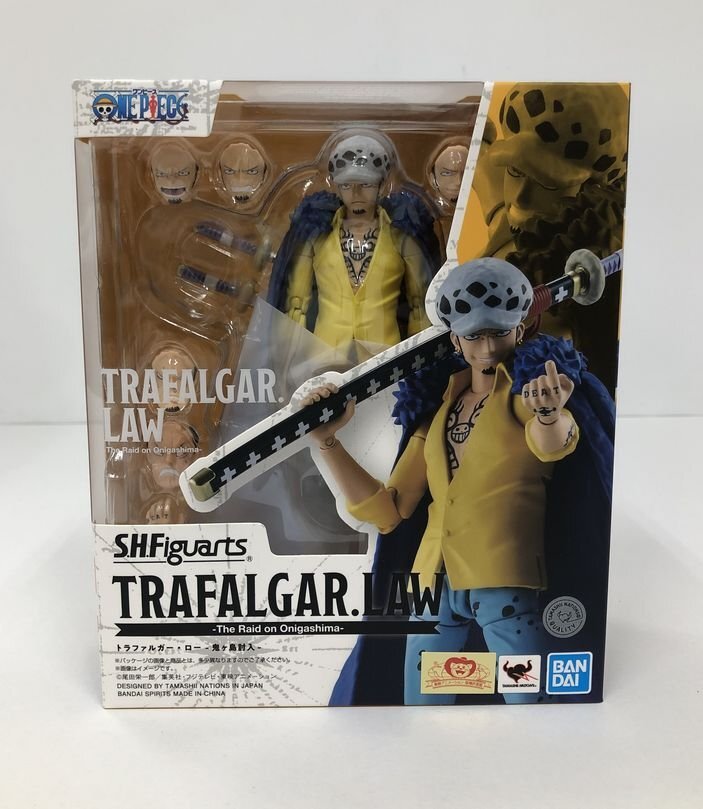 Ga989★ワンピース S.H.Figuarts トラファルガー・ロー -鬼ヶ島討入- 中古/未開封品★_画像1