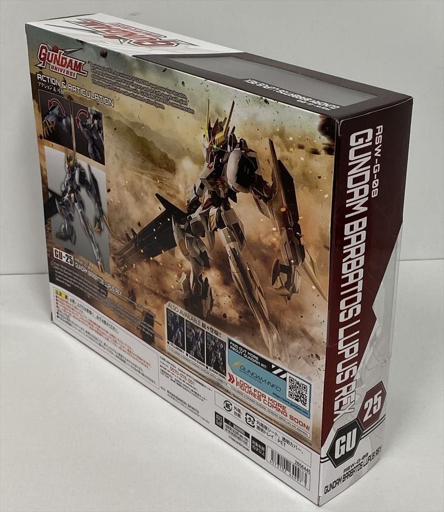 Ih102★未開封 GUNDAM UNIVERSE ASW-G-08 GUNDAM BARBATOS LUPUS REX 「機動戦士ガンダム 鉄血のオルフェンズ」フィギュア バンダイ 中古★_画像3