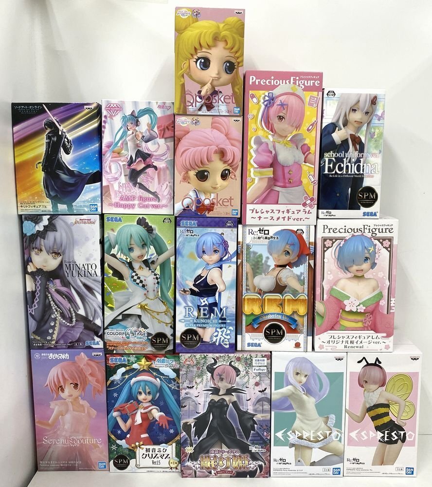 Qb059★Reゼロ 初音ミク 他 フィギュア ジャンク セット 未検品・未クリーニング 現状渡し イタミ有 中古 同梱不可★_画像1