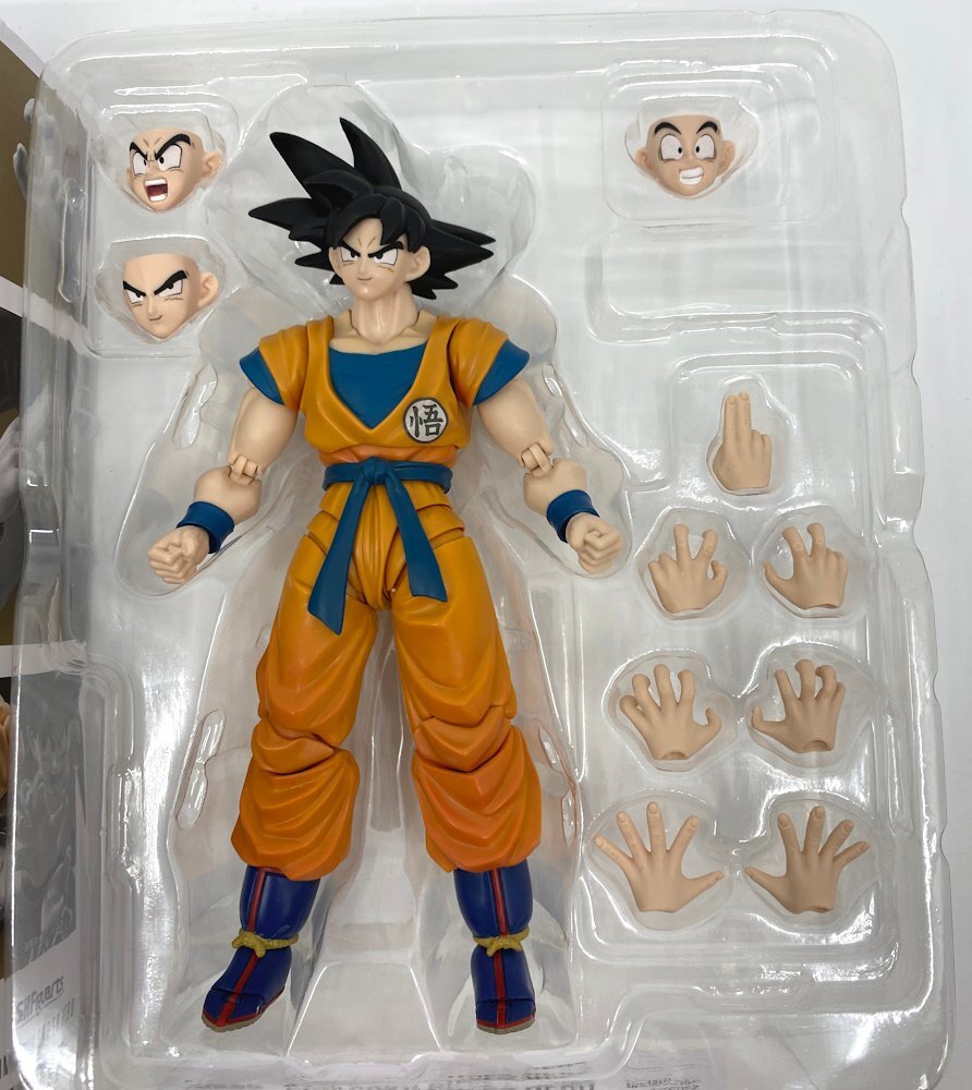 M915★ 【開封品】 S.H.Figuarts ドラゴンボール超 孫悟空 SUPER HERO フィギュア / 中古 / BANDAI ★_画像3