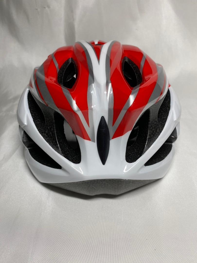 【新品/未使用】超軽量 自転車ヘルメット 流線型 Lサイズ レッド_画像4