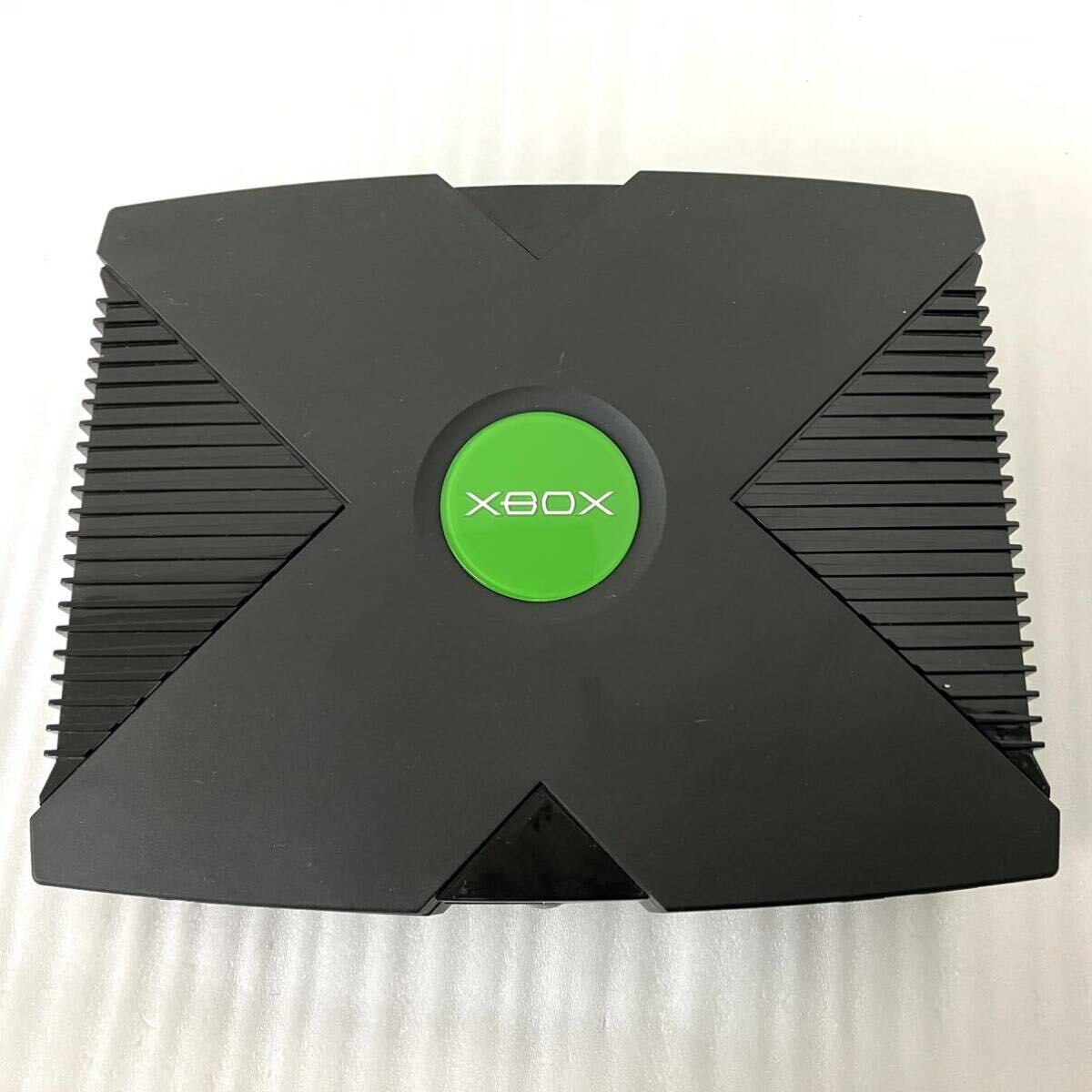 通電起動OK Microsoft マイクロソフト XBOX 本体 F23-00066 初代Xbox 元箱付き レトロゲーム機 エックスボックスの画像3