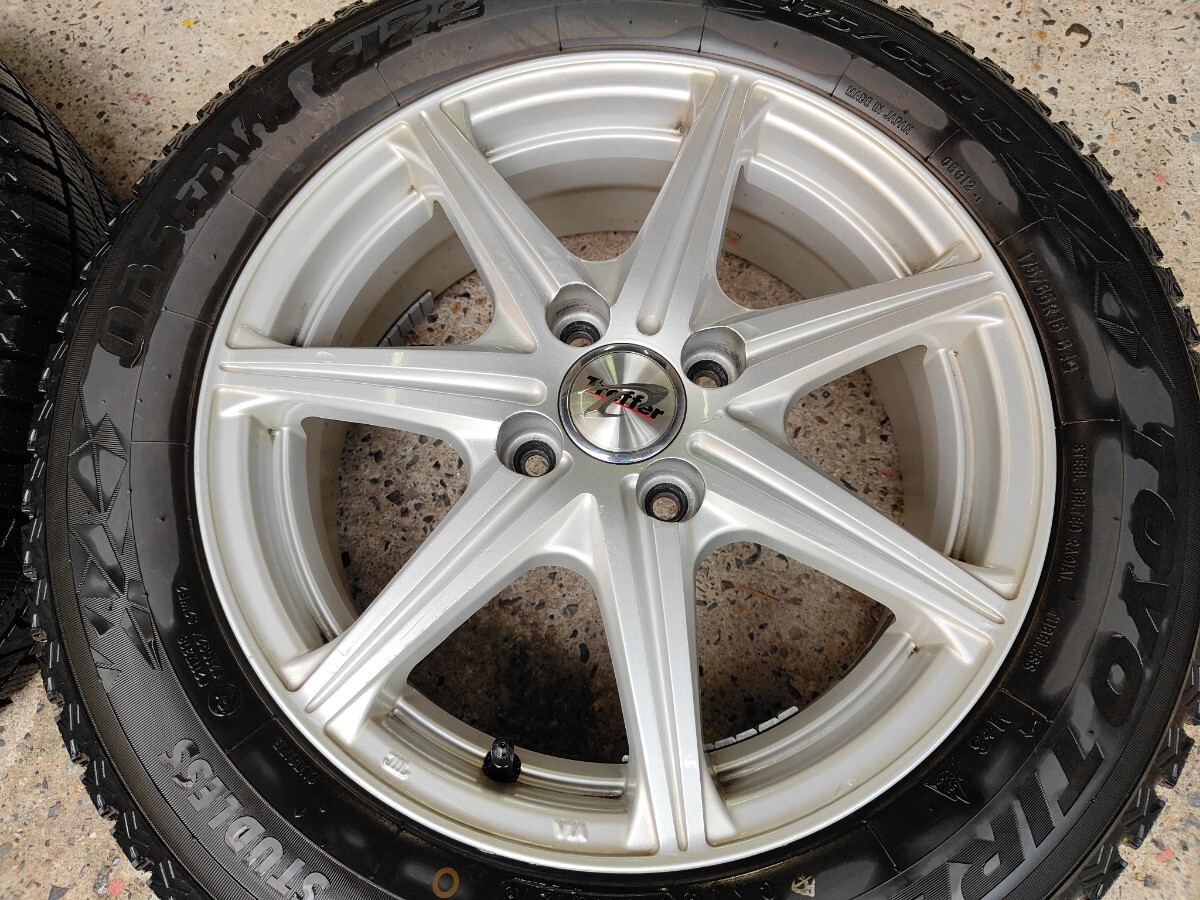 175/65R15　TOYOTIRS　GIZ2　2021年製　15インチ5,5J　＋42　PCD100　4穴　アクア　アクシオ　カローラフィルダー　フィット　スイフト　_画像4