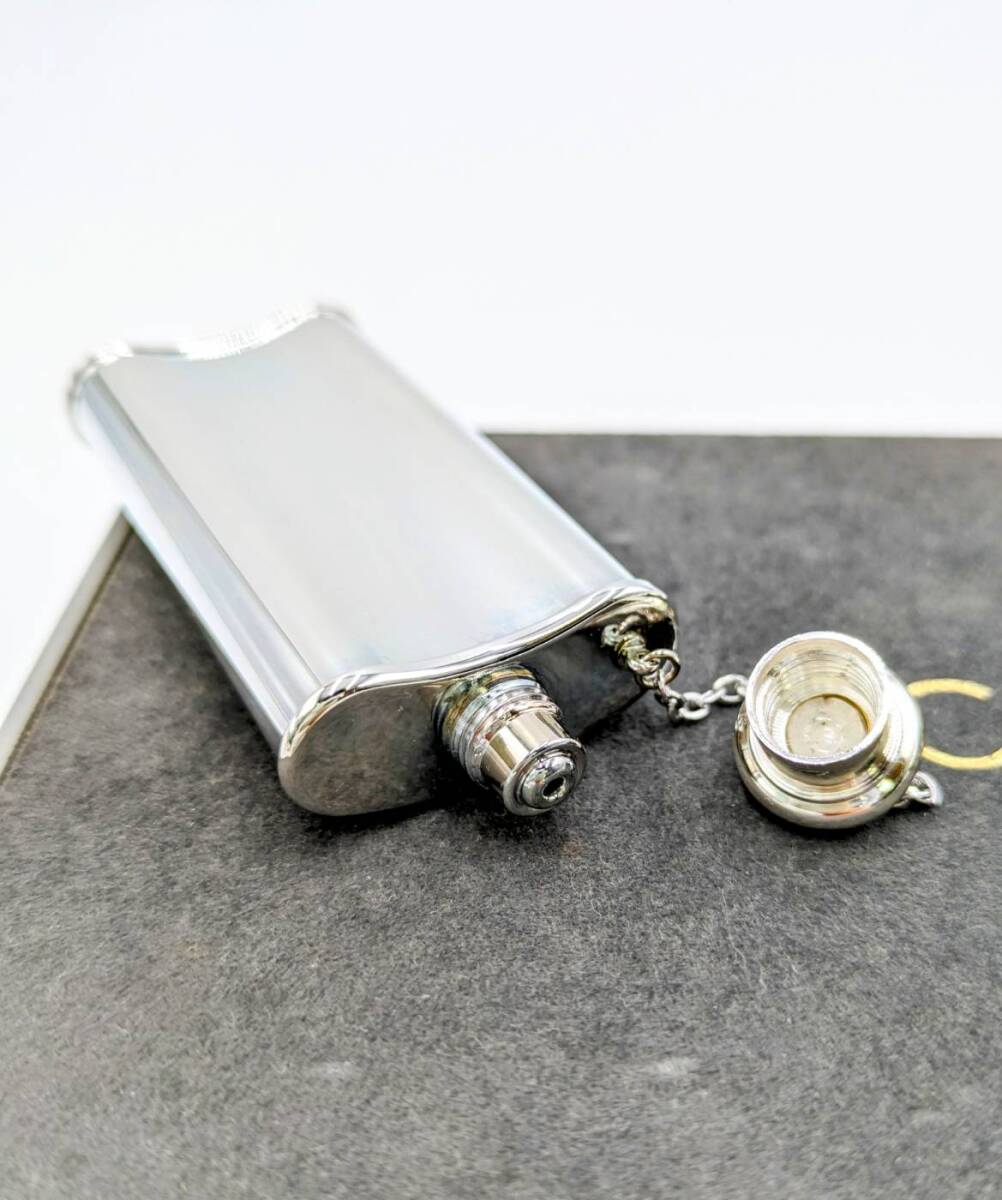 koli yellowtail company Colibri oil lighter oil tank flint silver lighter. name goods collection box attaching present condition goods 136 321323 smoking .