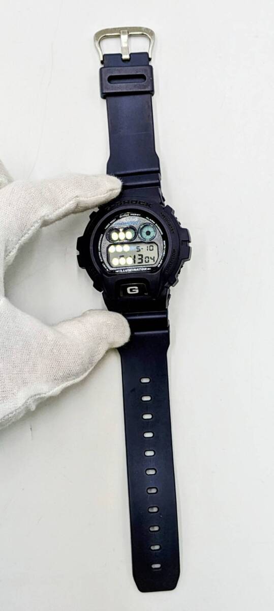 稼働品 G-SHOCK DW-069 パープル ネイビー ブルー 1289 防水 腕時計 アラーム ストップウォッチ タイマー カレンダー ELバックライト_画像6