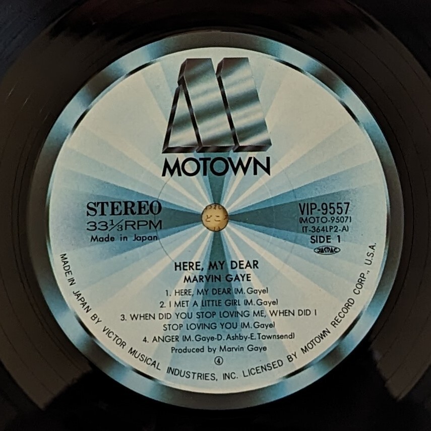 美盤/初回帯付/2LP/見開き マーヴィン・ゲイ / 離婚伝説 Marvin Gaye / Here, My Dear #Motown モータウン ソウル Gospel ゴスペル_画像4