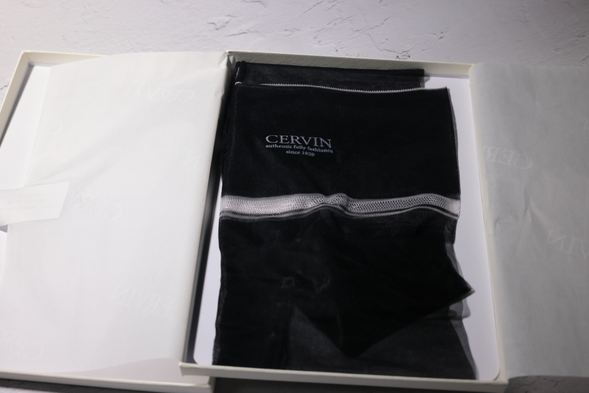 CERVIN/セルヴァン/BAS TENUE DE SOIREE/Fully Fashioned stockings/フル・ファッションド・ストッキング/フランス製/新品_画像8