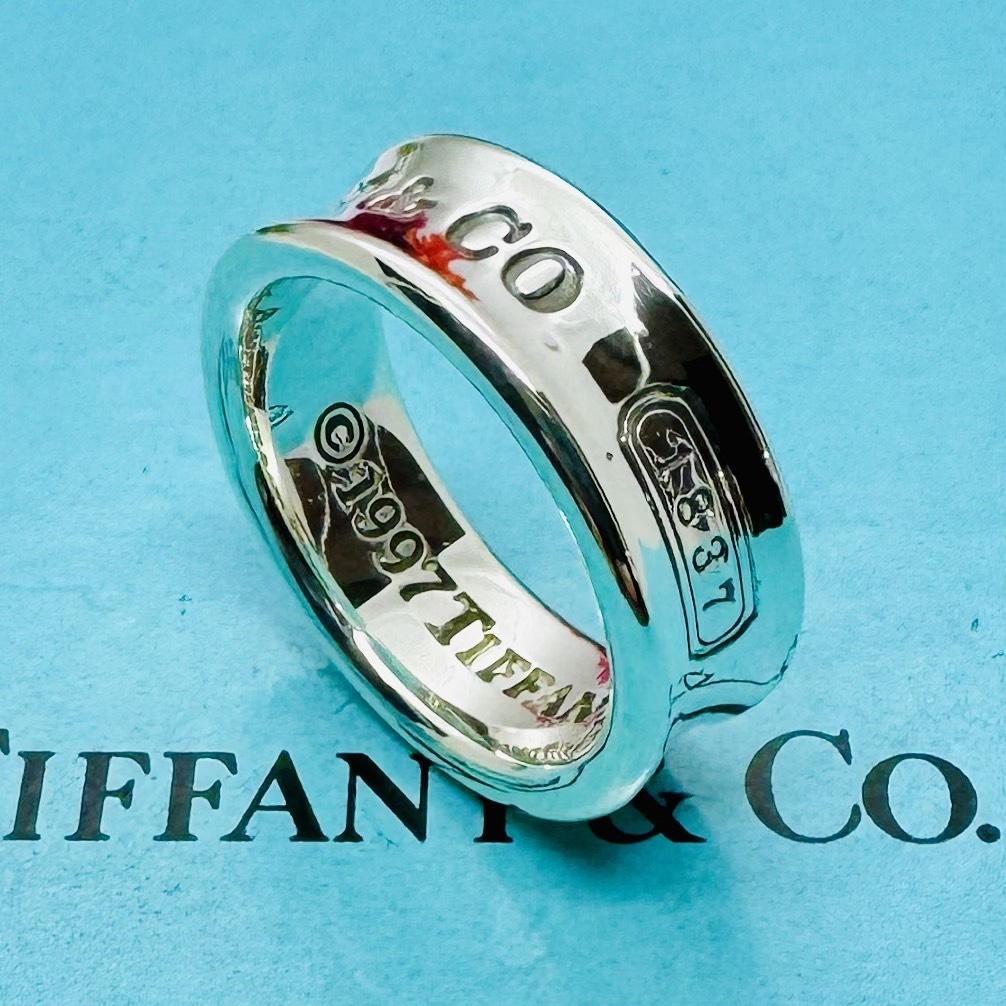 C243 極美品 ティファニー 1837 ミディアム リング 指輪 10.5 号_画像2