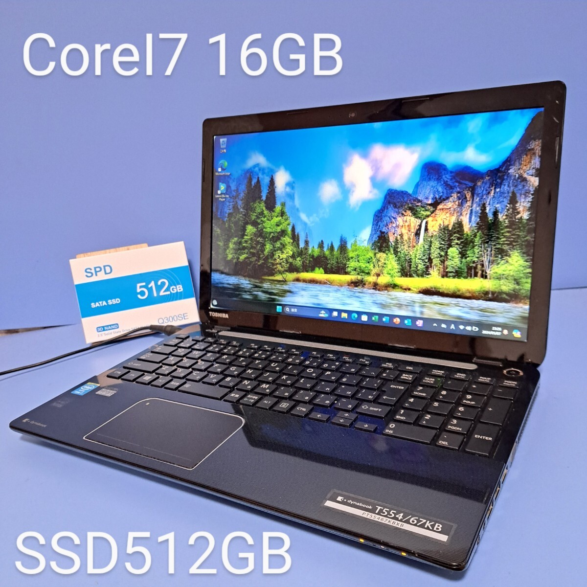 * strongest Corei7*/ memory 16GB/ new goods SSD512GB/Windows11Pro/T554/67KB/Office2019H&B/ Blue-ray / camera / Toshiba /dynabook/TOSHIBA/Bluetooth