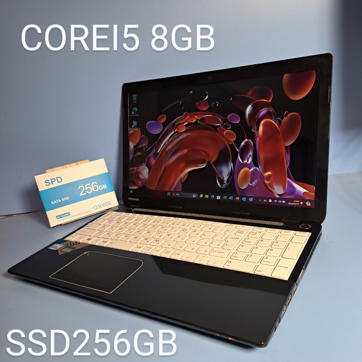 *. speed Corei5*/ memory 8GB/ new goods SSD256GB/Windows11/Office2019H&B/ Blue-ray /Web camera / Toshiba /dynabook/TOSHIBA/Bluetooth/ new goods keyboard 