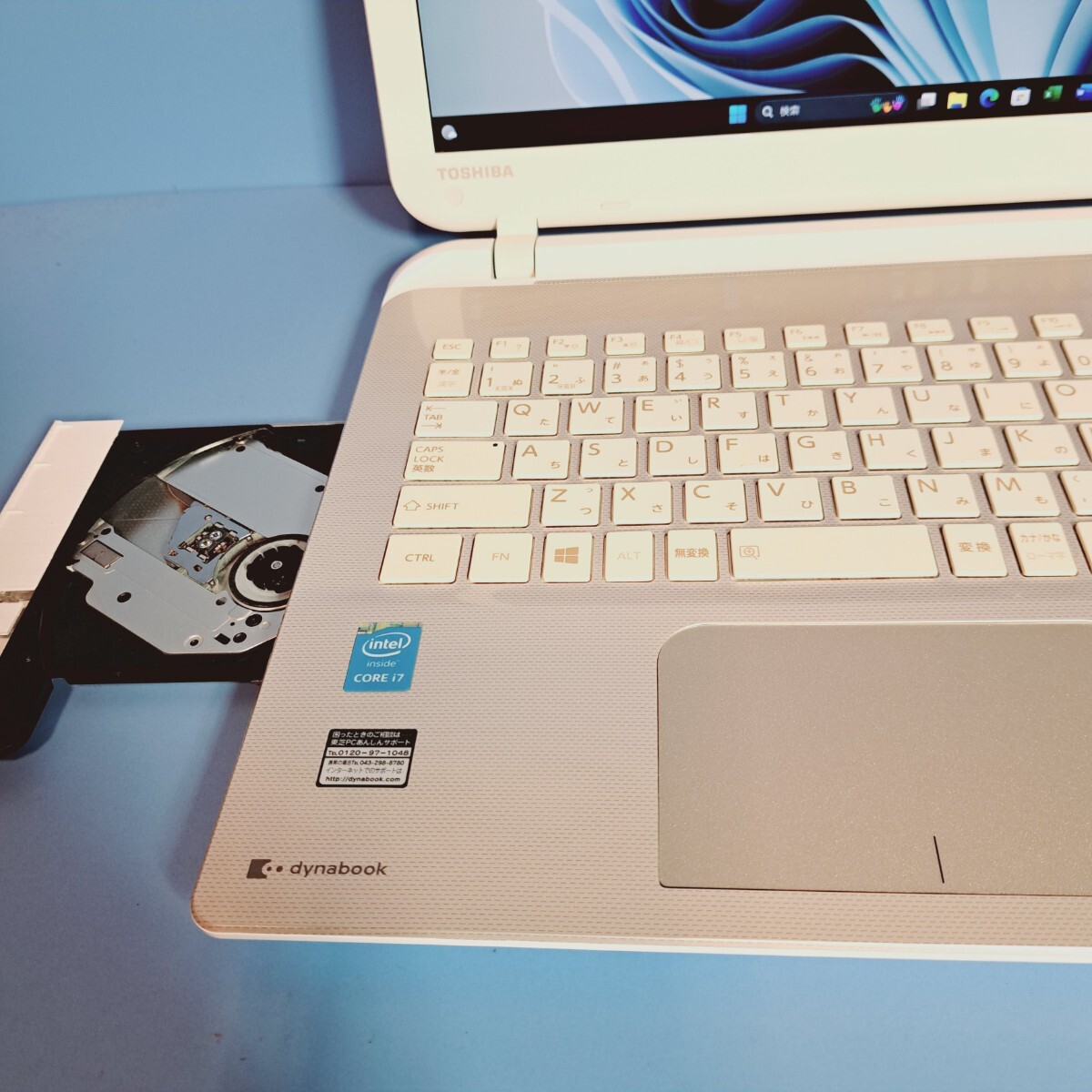 ★最強Corei7★/メモリ16GB/新品SSD512GB/Windows11HOME/T75/PGP/Office2019H&B/ブルーレイ/カメラ/東芝/dynabook/TOSHIBA/BLT/フルHD液晶_画像3