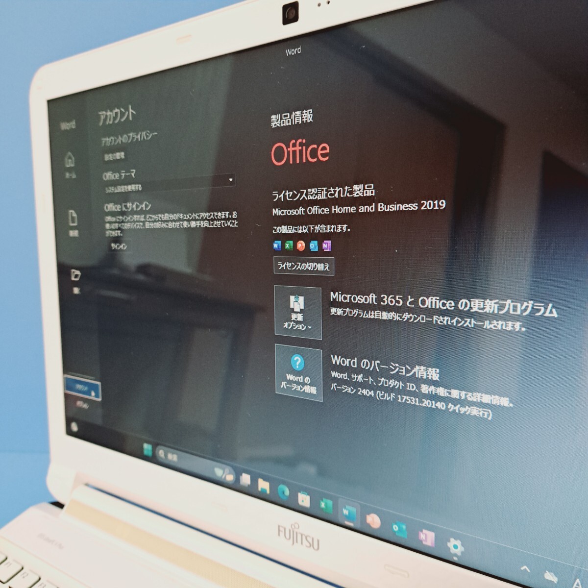 * strongest Corei7* memory 16GB/ new goods SSD512GB/LIFEBOOK/AH53/K/Windows11/Web camera /Office2019H&B/ Fujitsu /FUJITSU/Bluetooth/ urban white 