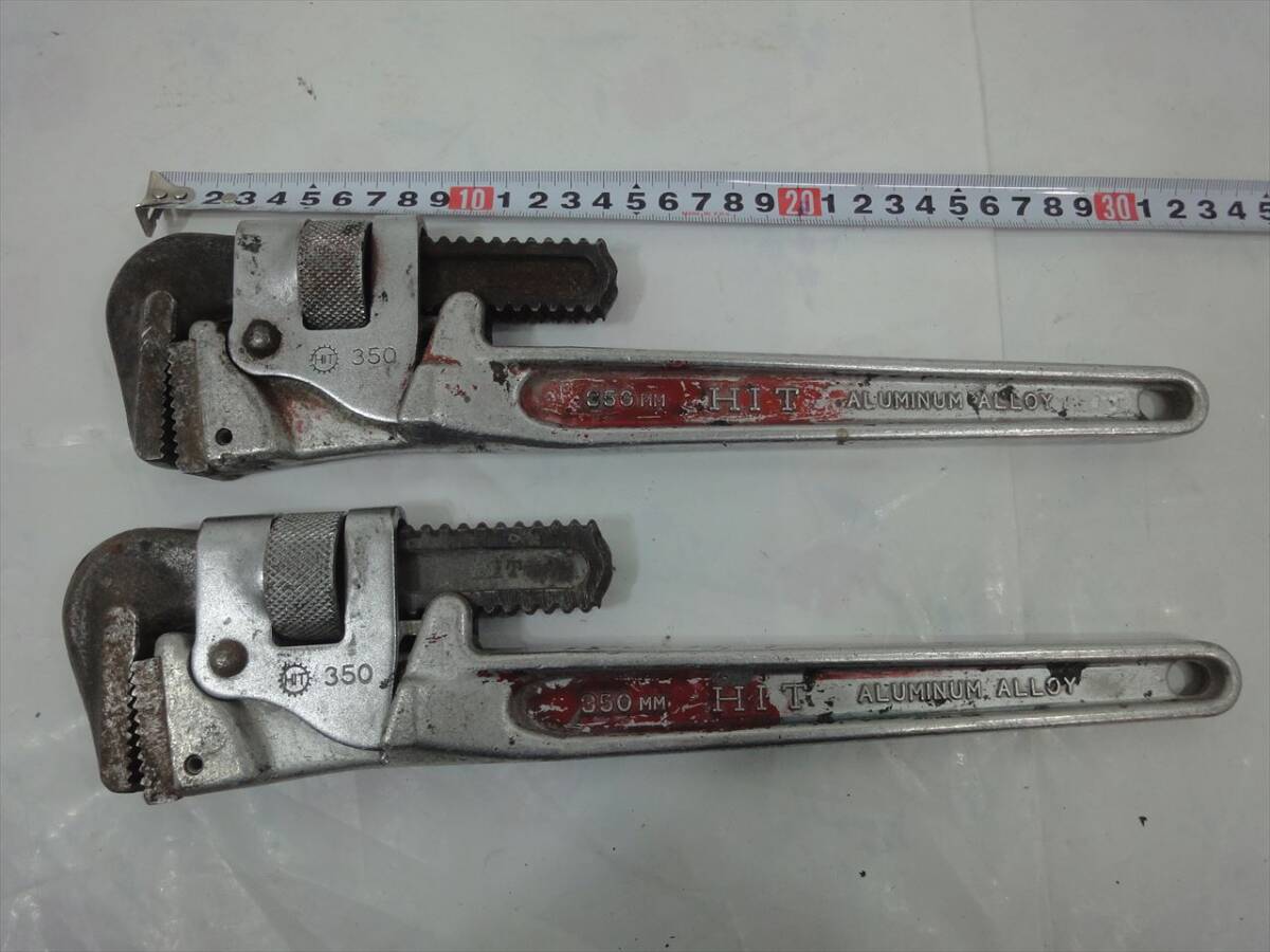*j01-4J0004 / HIT 350 aluminium pipe wrench 350mm 4 point * maximum opening : approximately 8cm