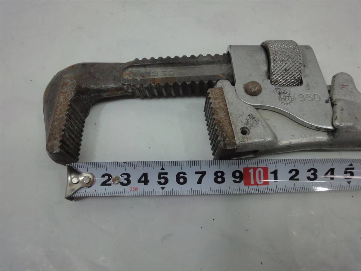 *j01-4J0004 / HIT 350 aluminium pipe wrench 350mm 4 point * maximum opening : approximately 8cm