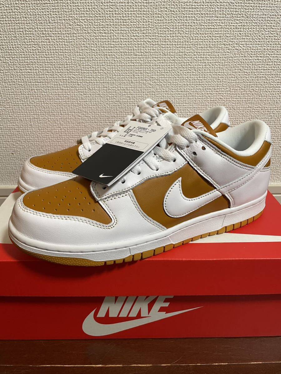 新品 ダンク ロー リバースカレー DUNK LOW QS/エアジョーダン/AIR JORDAN/シカゴ/エアフォース/SB/トラヴィス/エアフォース/Supreme/26.5の画像1