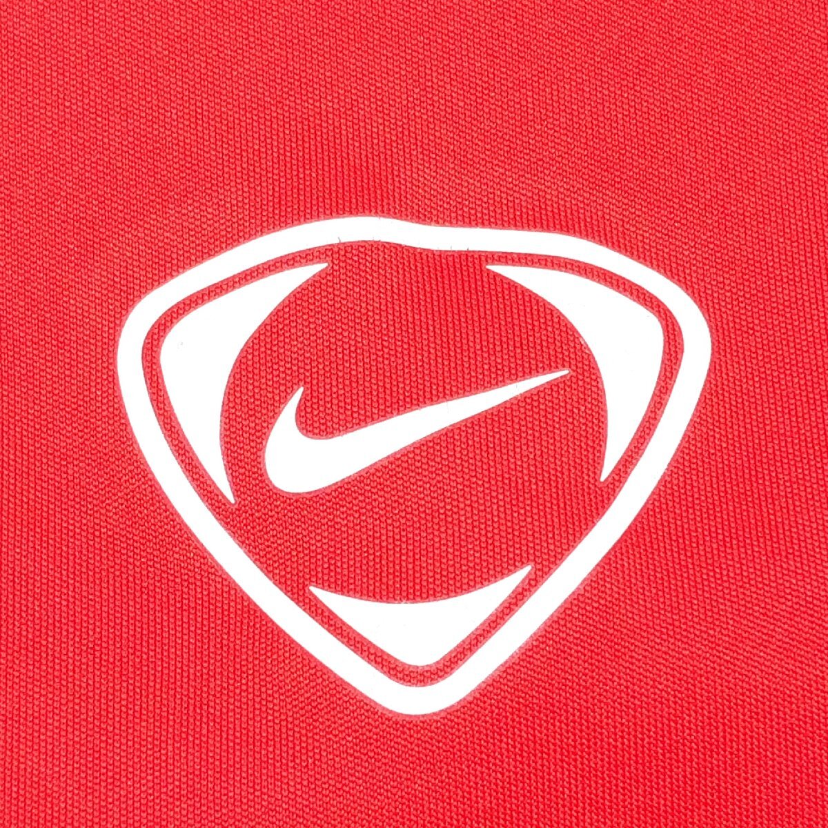 NIKE ナイキ NikeFIT DRY ロゴプリント 吸水速乾 ドライ シャツ M 赤 レッド Tシャツ ロンT 野球 ソフトボール スポーツウェア メンズ 紳士_画像4
