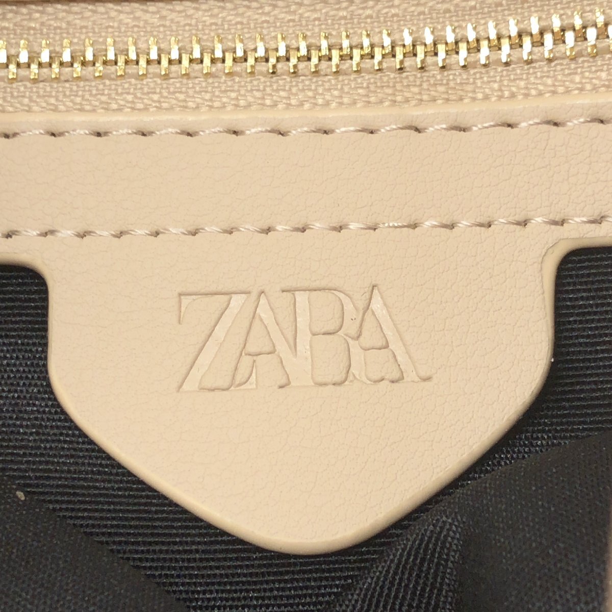 * new goods ZARA Zara regular price 5,990 jpy 2Way eko leather shoulder bag nude color Cross body bag handbag shoulder .. diagonal .. unused 