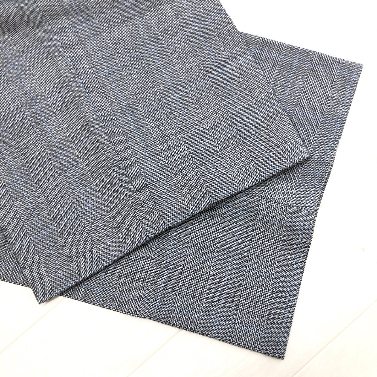 * beautiful goods TOPVALU top value Glenn check 2B single suit top and bottom setup 102BB6(XL corresponding ) gray extra-large large size 2L LL gentleman 