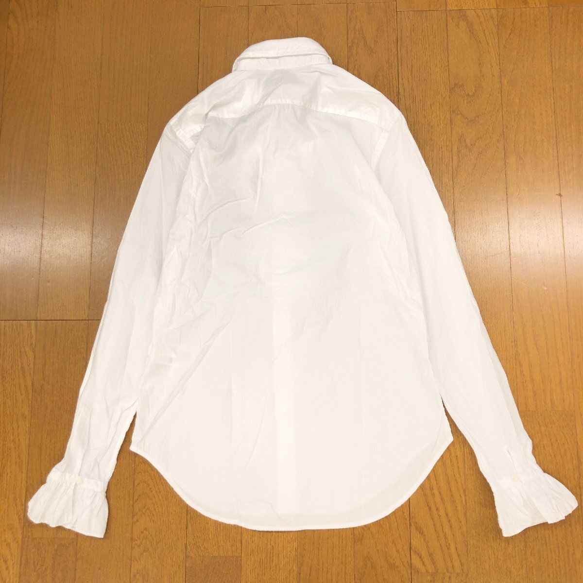  beautiful goods POLO RALPH LAUREN Polo Ralph Lauren cotton 100% frill shirt 2 white white blouse long sleeve domestic regular goods lady's 