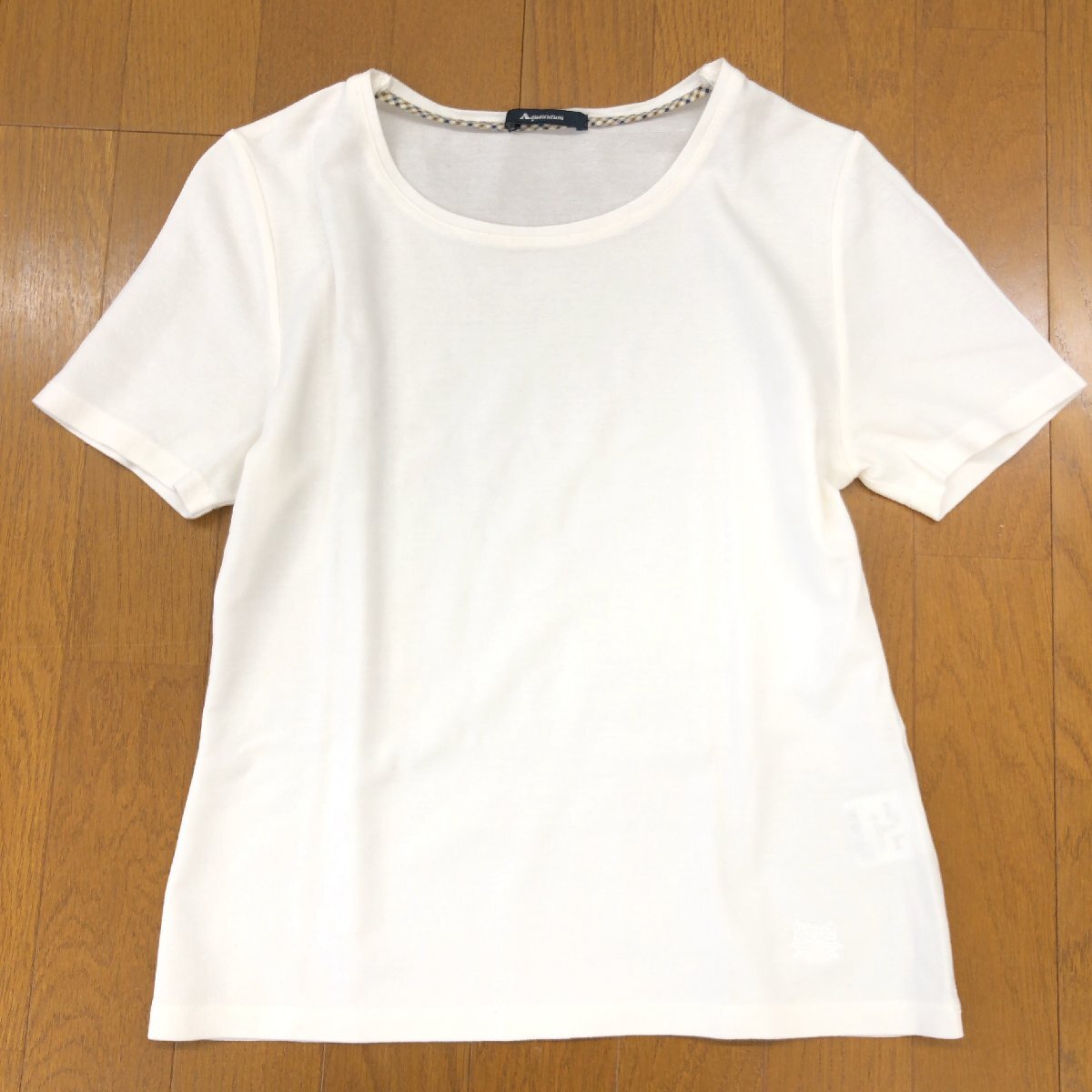 ●Aquascutum アクアスキュータム トップス 5点セット 9(M) 大量 まとめ売り カシミヤ カーディガン カットソー Tシャツ 日本製 レディース_画像5