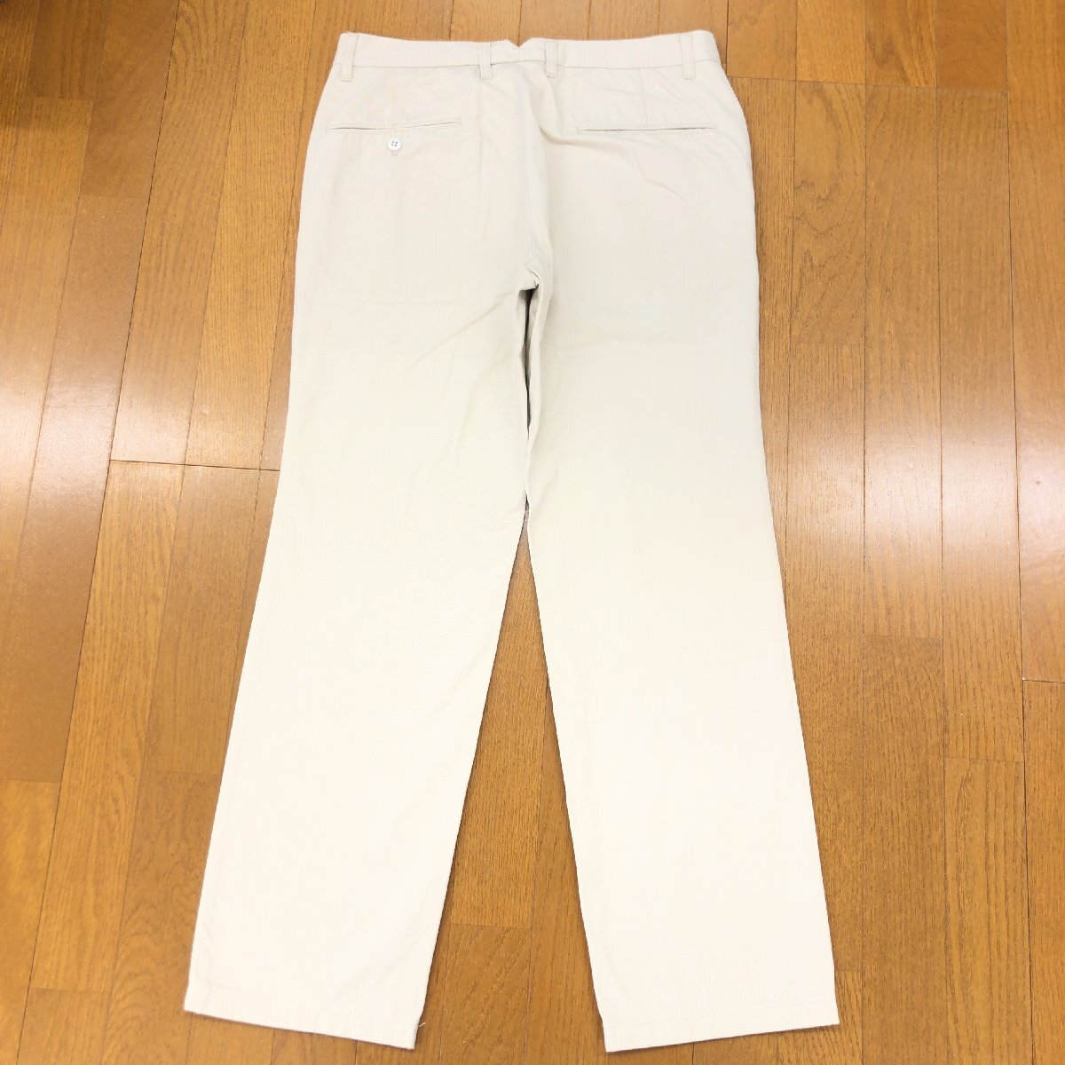 Adam et Rope アダムエロペ テーパード チノパンツ 42(XL) w84 ベージュ 2L LL 特大 大きいサイズ 国内正規品 メンズ 紳士_画像2