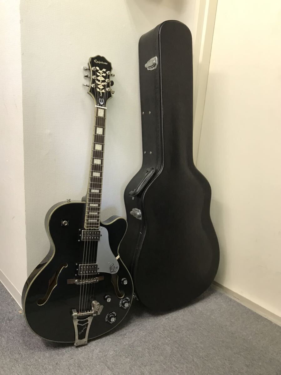 【a1】 Epiphone SWINGSTER BLACK  エピフォン エレキギター y4440 1756-55の画像1