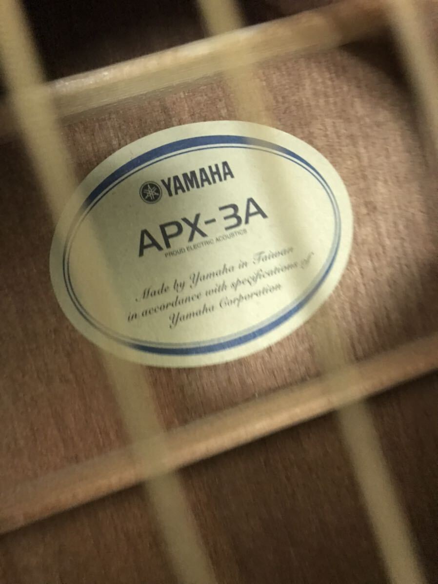 【c3】 Yamaha APX-3A ヤマハ アコースティックギター エレアコ y4454 1714-44の画像5